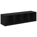 Set mobile TV 2 pcs Rovere Nero 37 x 37 x 142,5 cm