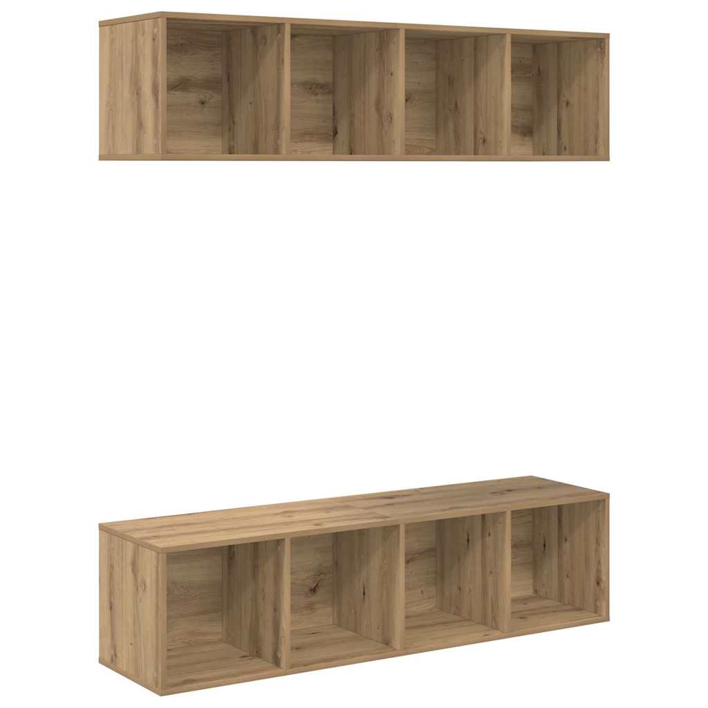 Set mobile TV 2 pcs Rovere artigianale 37 x 37 x 142,5 cm