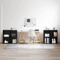 Set mobile TV 4 pcs Rovere Nero 37 x 37 x 72 cm