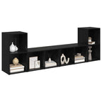 Set mobile TV 4 pcs Rovere Nero 37 x 37 x 72 cm