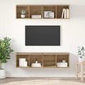 Set mobile TV 4 pcs Rovere artigianale 37 x 37 x 72 cm