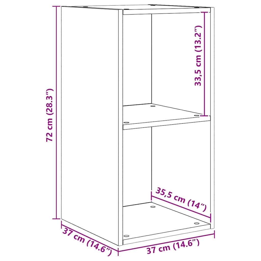 Set mobile TV 4 pcs Rovere artigianale 37 x 37 x 72 cm