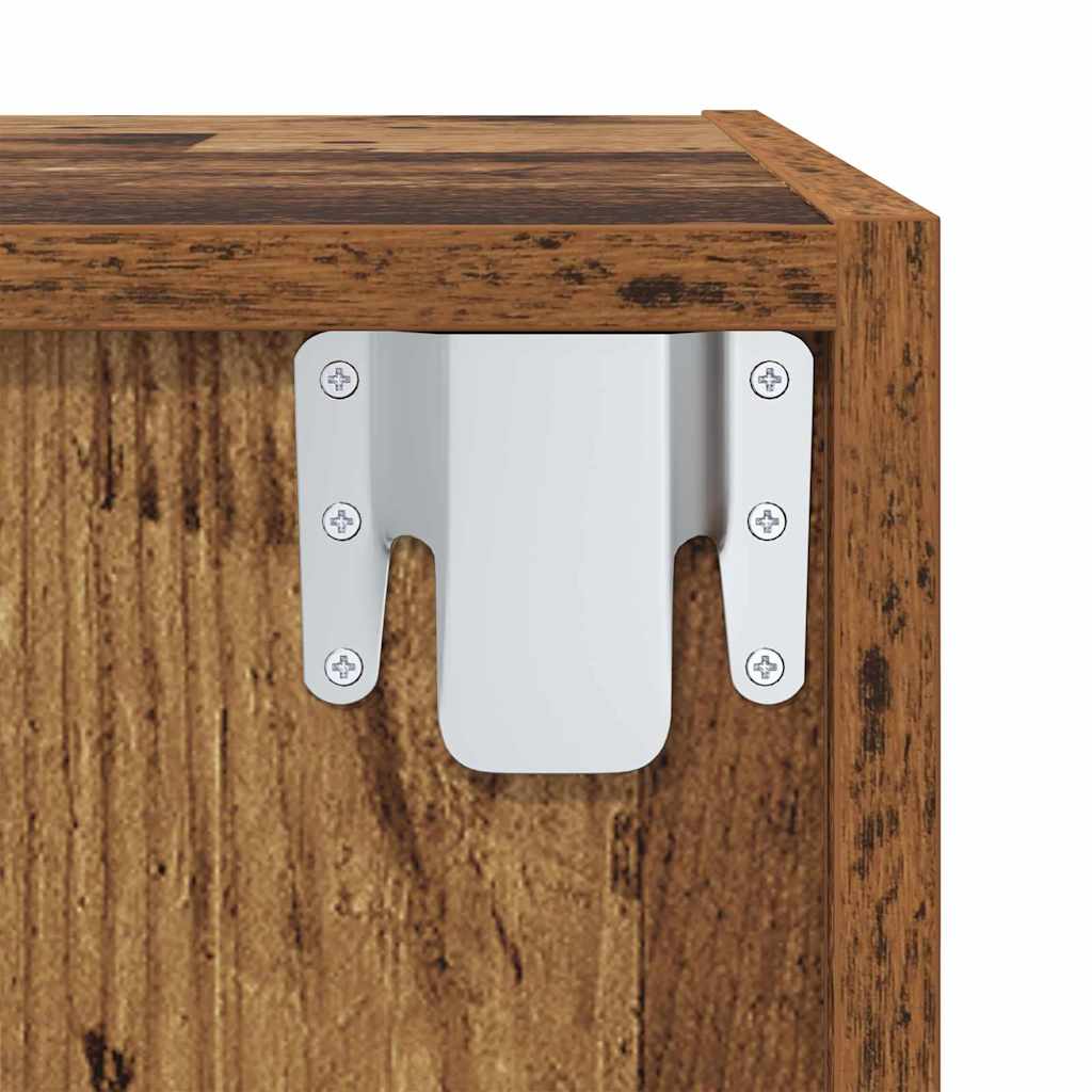 Set mobile TV 2 pcs Marrone 37 x 37 x 142,5 cm