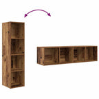 Set mobile TV 2 pcs Marrone 37 x 37 x 142,5 cm