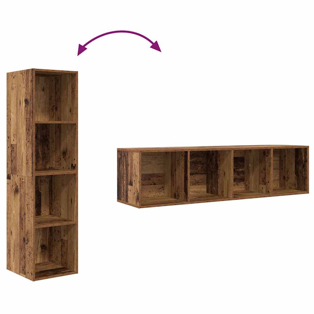 Set mobile TV 2 pcs Marrone 37 x 37 x 142,5 cm