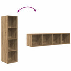 Set mobile TV 2 pcs Marrone 37 x 37 x 142,5 cm