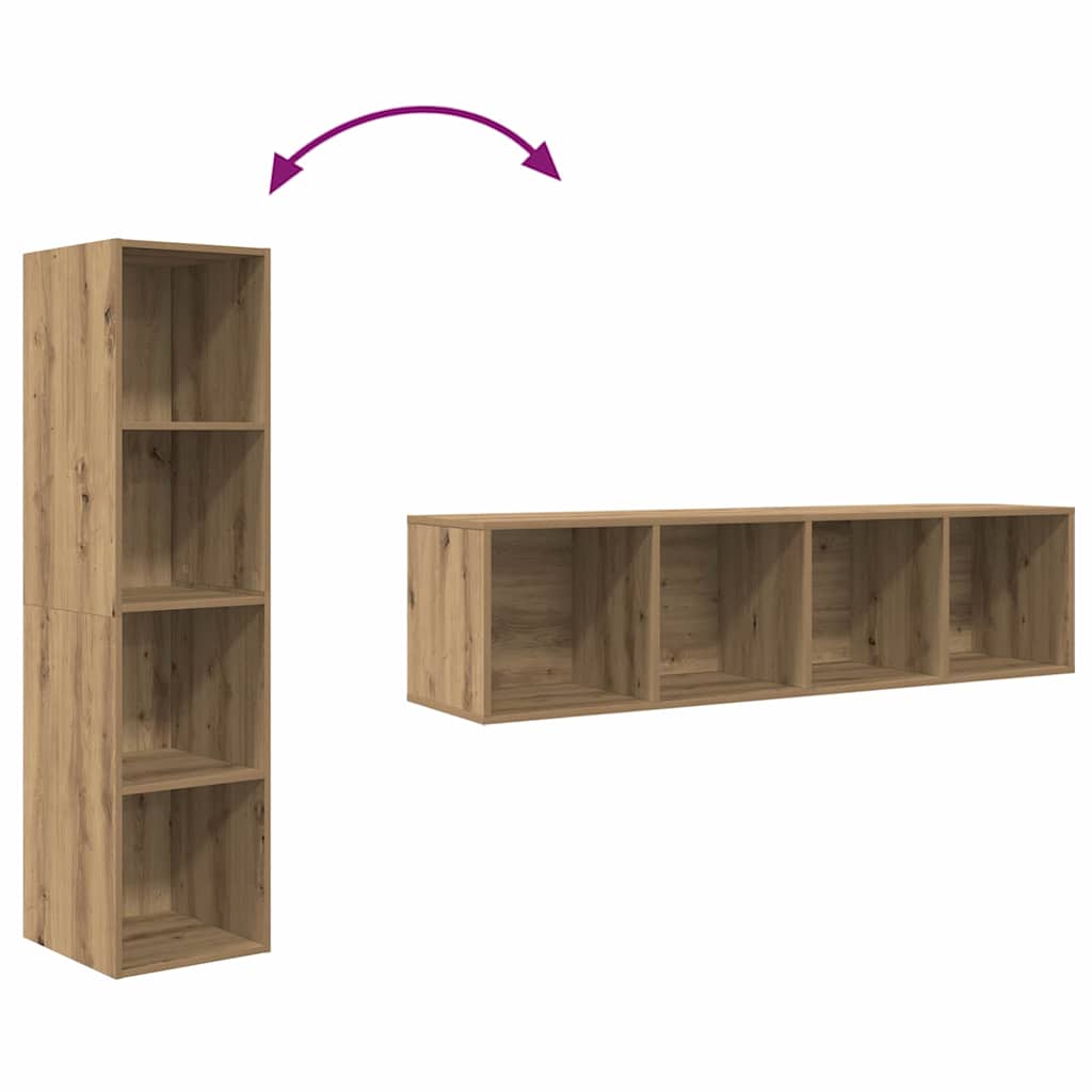 Set mobile TV 2 pcs Marrone 37 x 37 x 142,5 cm