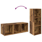 Set mobile TV 3 pcs Legno vecchio 37 x 35 x 107 cm
