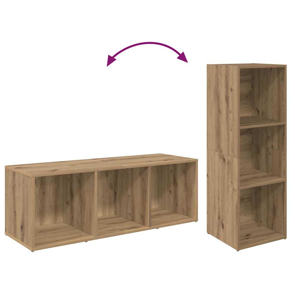 Set mobile TV 3 pcs Rovere artigianale 37 x 35 x 107 cm