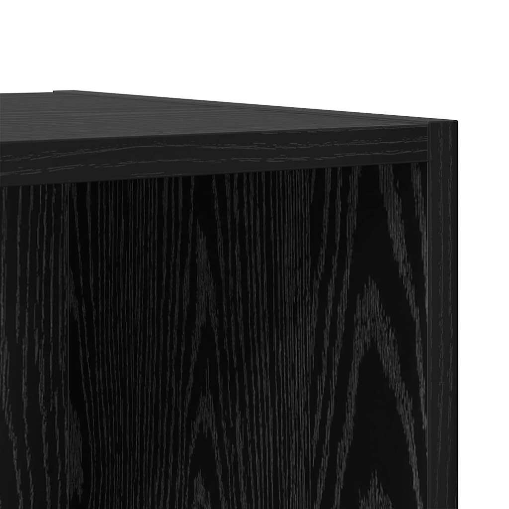 Set mobile TV 2 pcs Rovere Nero 37 x 37 x 72 cm