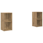 Set mobile TV 2 pcs Rovere artigianale 37 x 35 x 72 cm