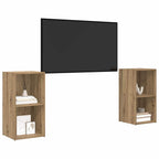 Set mobile TV 2 pcs Rovere artigianale 37 x 35 x 72 cm