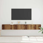 Set mobile TV 4 pcs Legno vecchio 60 x 30 x 30 cm
