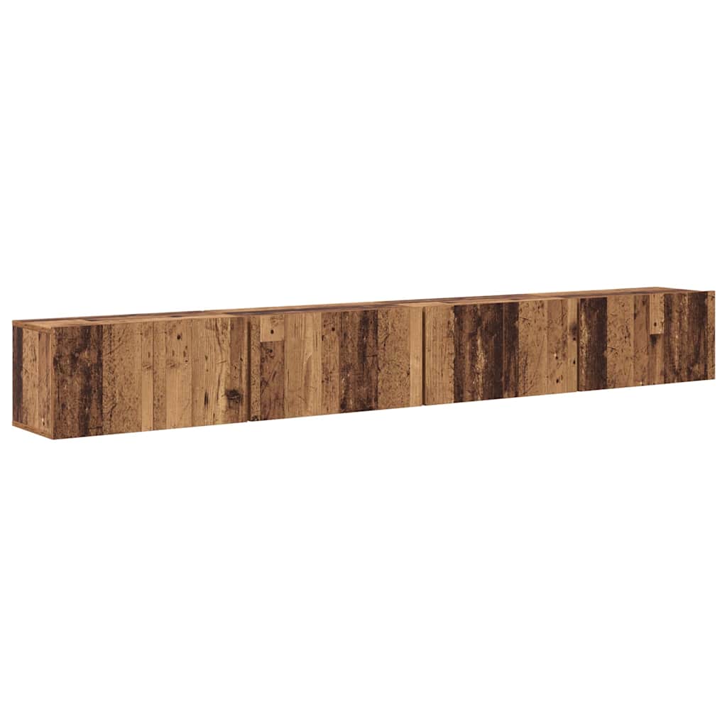 Set mobile TV 4 pcs Legno vecchio 60 x 30 x 30 cm