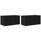 Set mobile TV 4 pcs Rovere Nero 60 x 30 x 30 cm