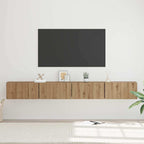 Set mobile TV 4 pcs Rovere artigianale 60 x 30 x 30 cm