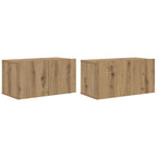 Set mobile TV 4 pcs Rovere artigianale 60 x 30 x 30 cm