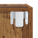 Set mobile TV 2 pcs Legno vecchio 37 x 37 x 107 cm