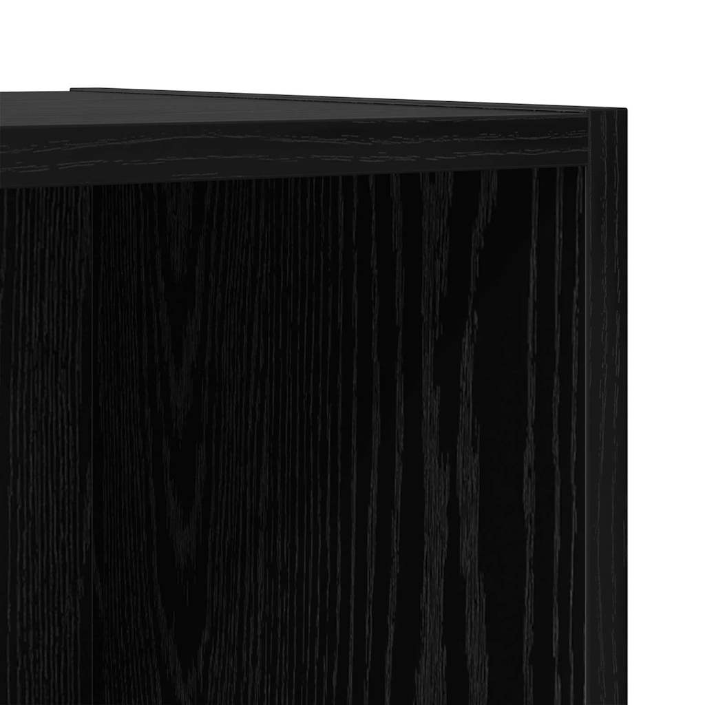 Set mobile TV 2 pcs Rovere Nero 37 x 37 x 107 cm