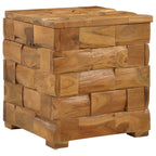 Sgabello per Riporre con archiviazione Marrone 40 x 40 x 45 cm