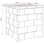 Sgabello per Riporre con archiviazione Marrone 40 x 40 x 45 cm