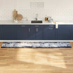 Tappeto da Cucina Grigio 300 x 60 cm Velluto