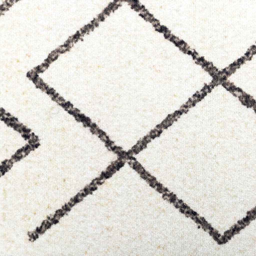 Tappeto da Cucina Bianco 300 x 60 cm Velluto