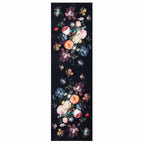 Tappeto da Cucina Nero 150 x 45 cm Velluto
