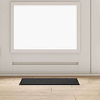 Tappetino Antracite 60 x 40 x 1.2 cm Tessuto Teddy