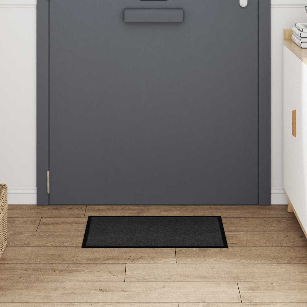 Tappetino Antracite 60 x 40 x 1.2 cm Tessuto Teddy