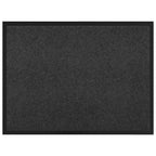 Tappetino Antracite 60 x 40 x 1.2 cm Tessuto Teddy