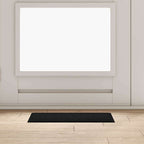 Tappetino Nero 60 x 40 x 1.2 cm Tessuto Teddy