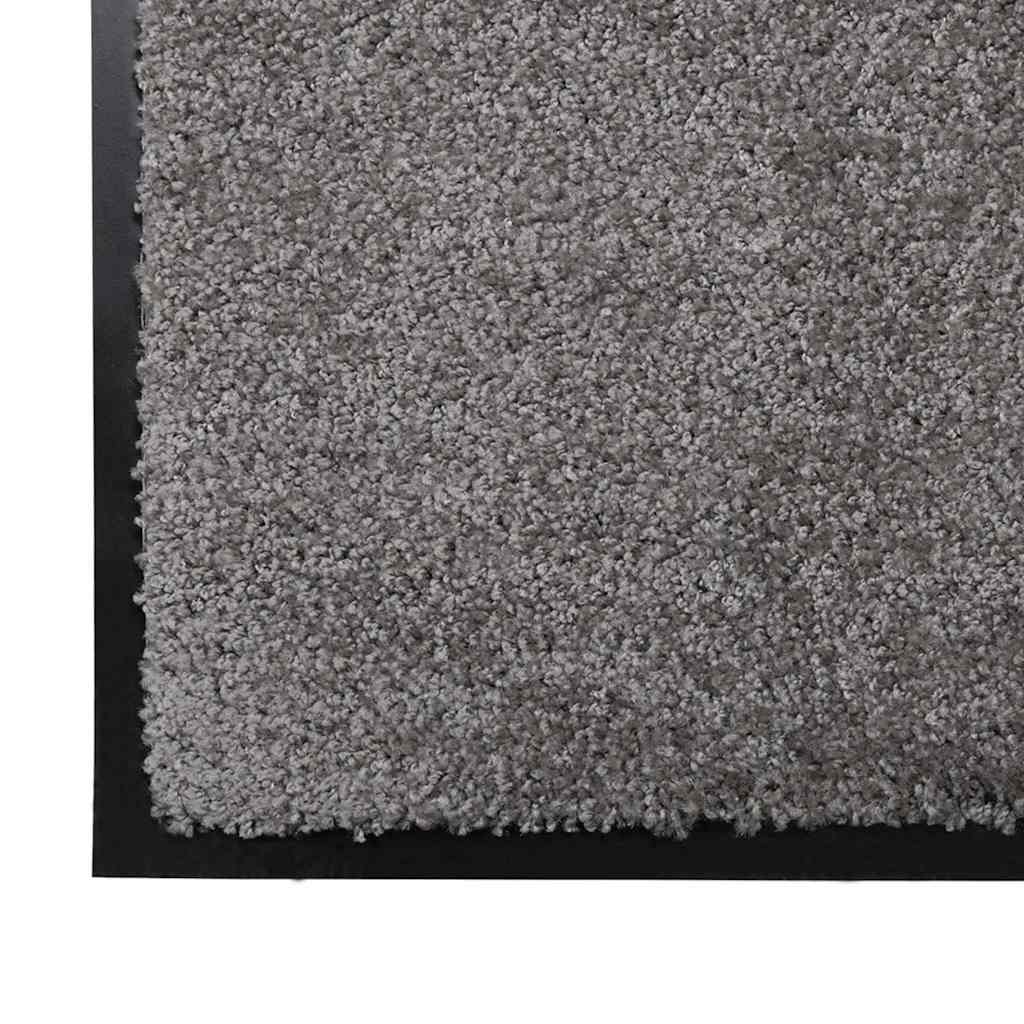 Tappetino Grigio chiaro 60 x 40 x 1.2 cm Tessuto Teddy