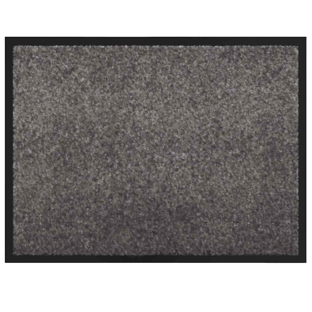 Tappetino Grigio chiaro 60 x 40 x 1.2 cm Tessuto Teddy