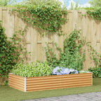 Letto rialzato da giardino 195 x 100 x 36 cm Acciaio zincato