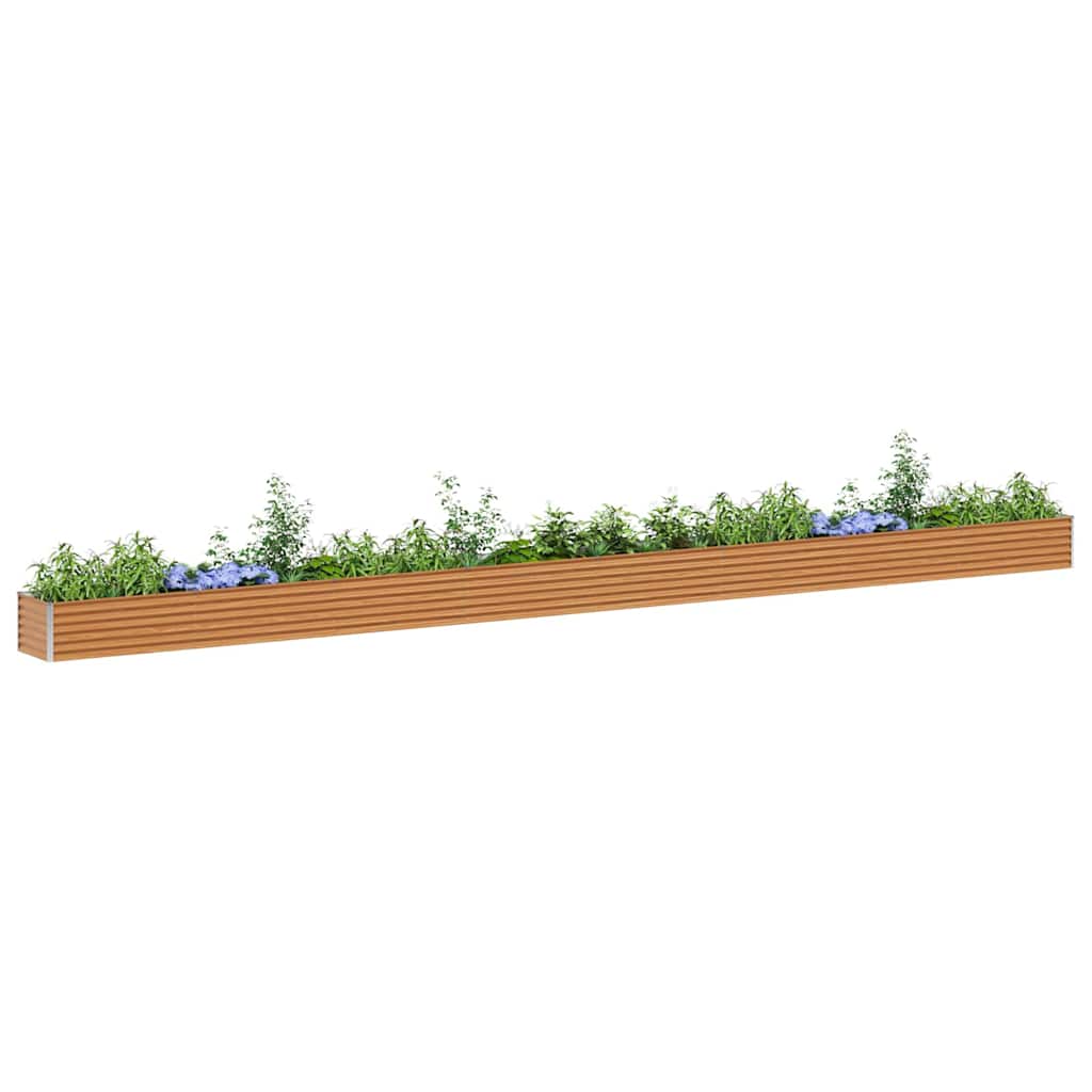Letto rialzato da giardino 775 x 50 x 36 cm Acciaio zincato