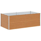 Letto rialzato da giardino 195 x 100 x 68 cm Acciaio zincato