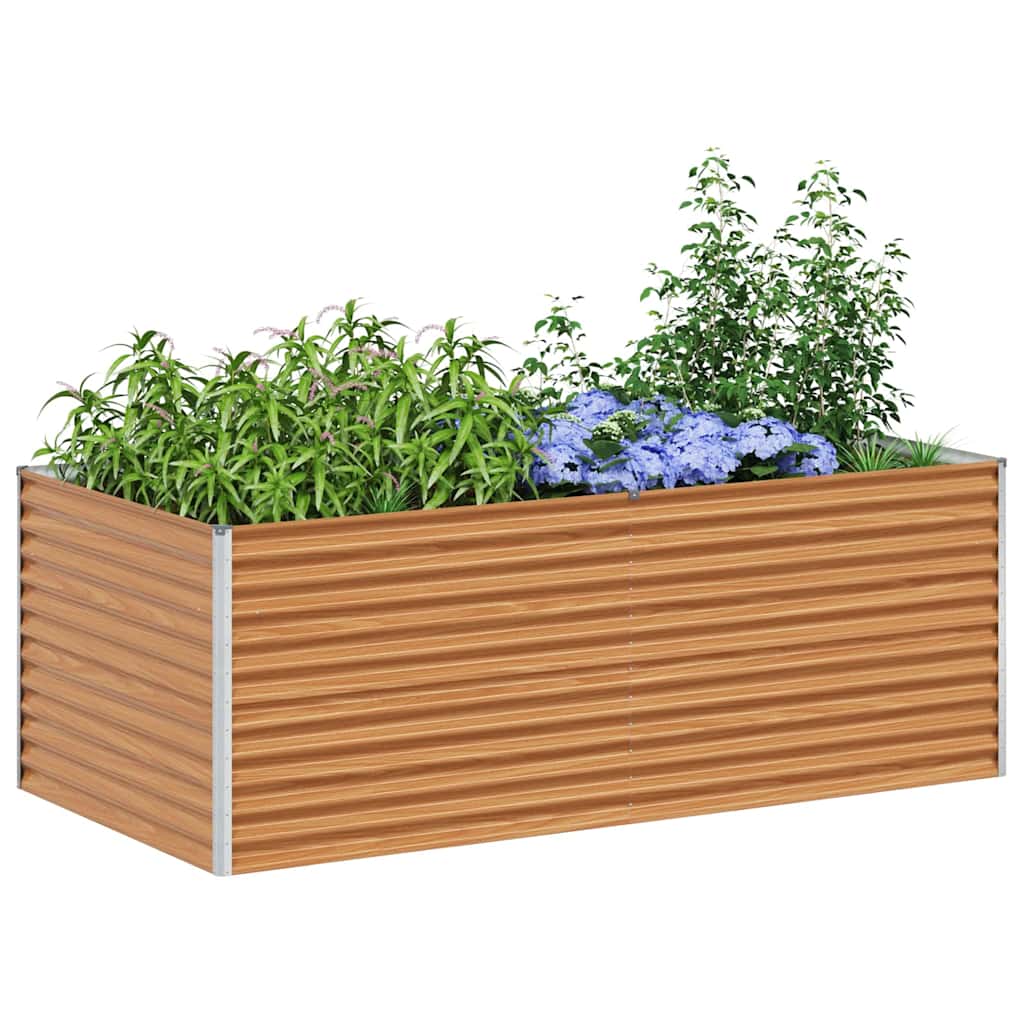 Letto rialzato da giardino 195 x 100 x 68 cm Acciaio zincato