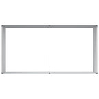 Letto rialzato da giardino 195 x 100 x 68 cm Acciaio zincato