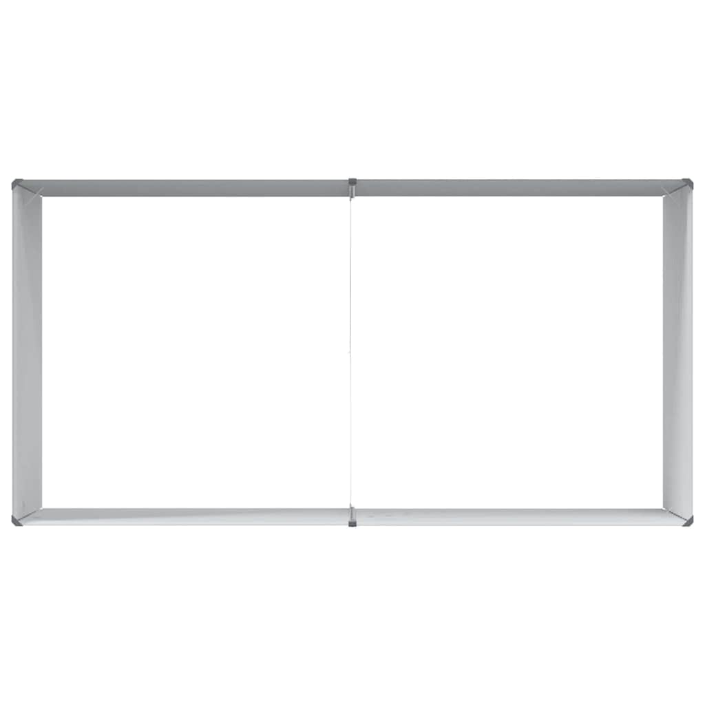 Letto rialzato da giardino 195 x 100 x 68 cm Acciaio zincato