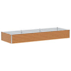 Letto rialzato da giardino 290 x 100 x 36 cm Acciaio zincato