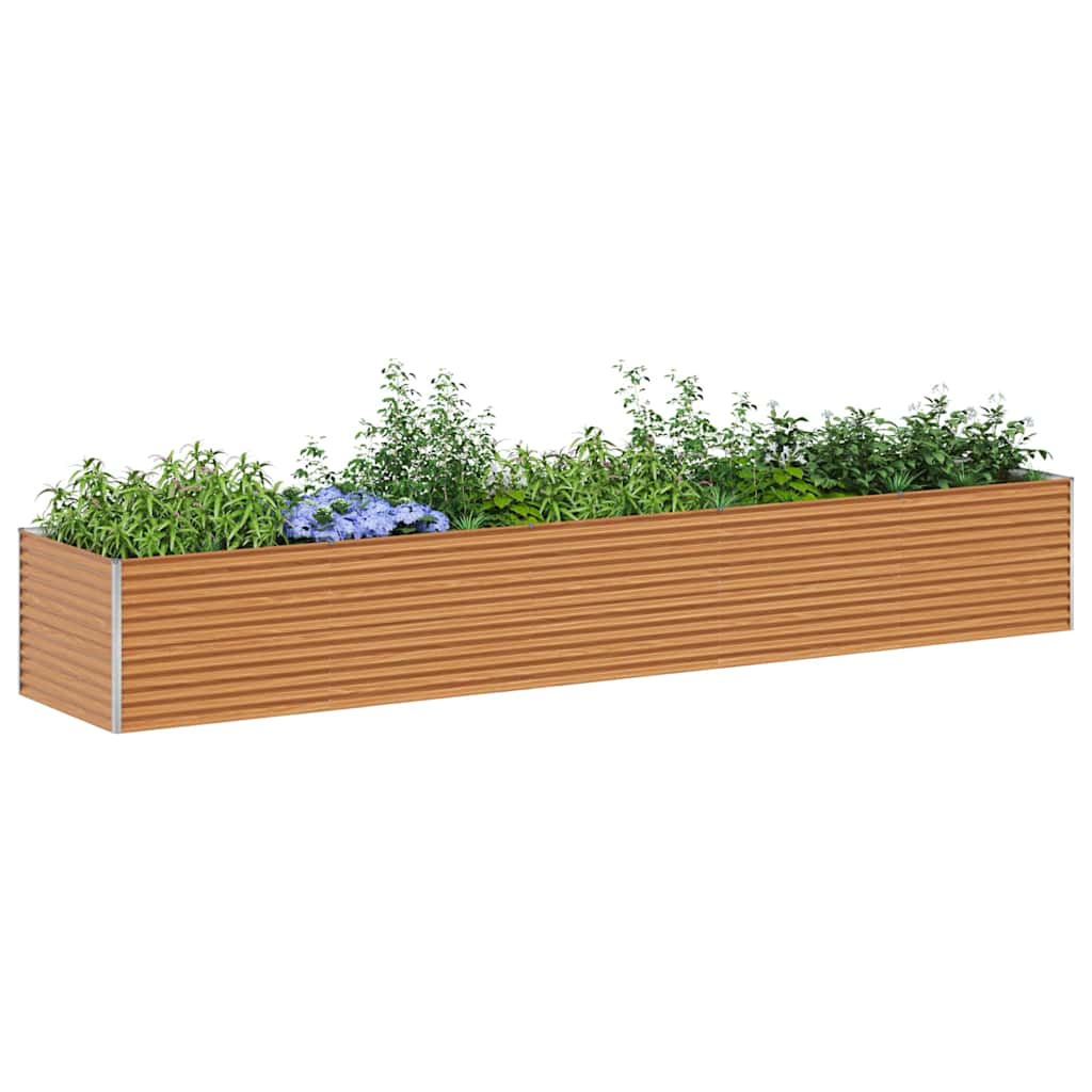 Letto rialzato da giardino 485 x 100 x 68 cm Acciaio zincato