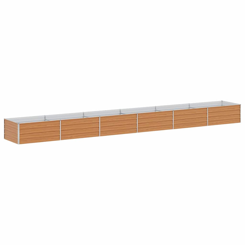 Letto rialzato da giardino Marrone Chiaro 600 x 80 x 45 cm