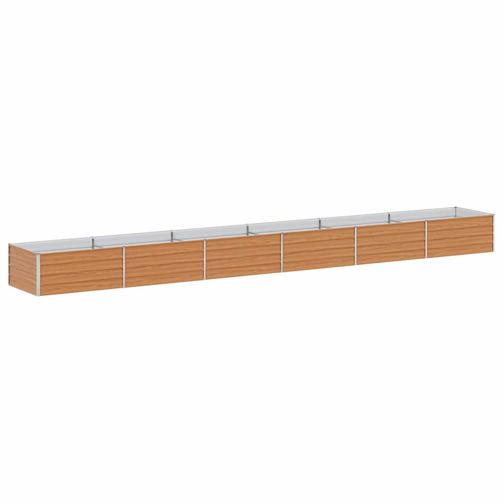 Letto rialzato da giardino Marrone Chiaro 600 x 80 x 45 cm