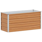 Letto rialzato da giardino Marrone Chiaro 100 x 40 x 45 cm