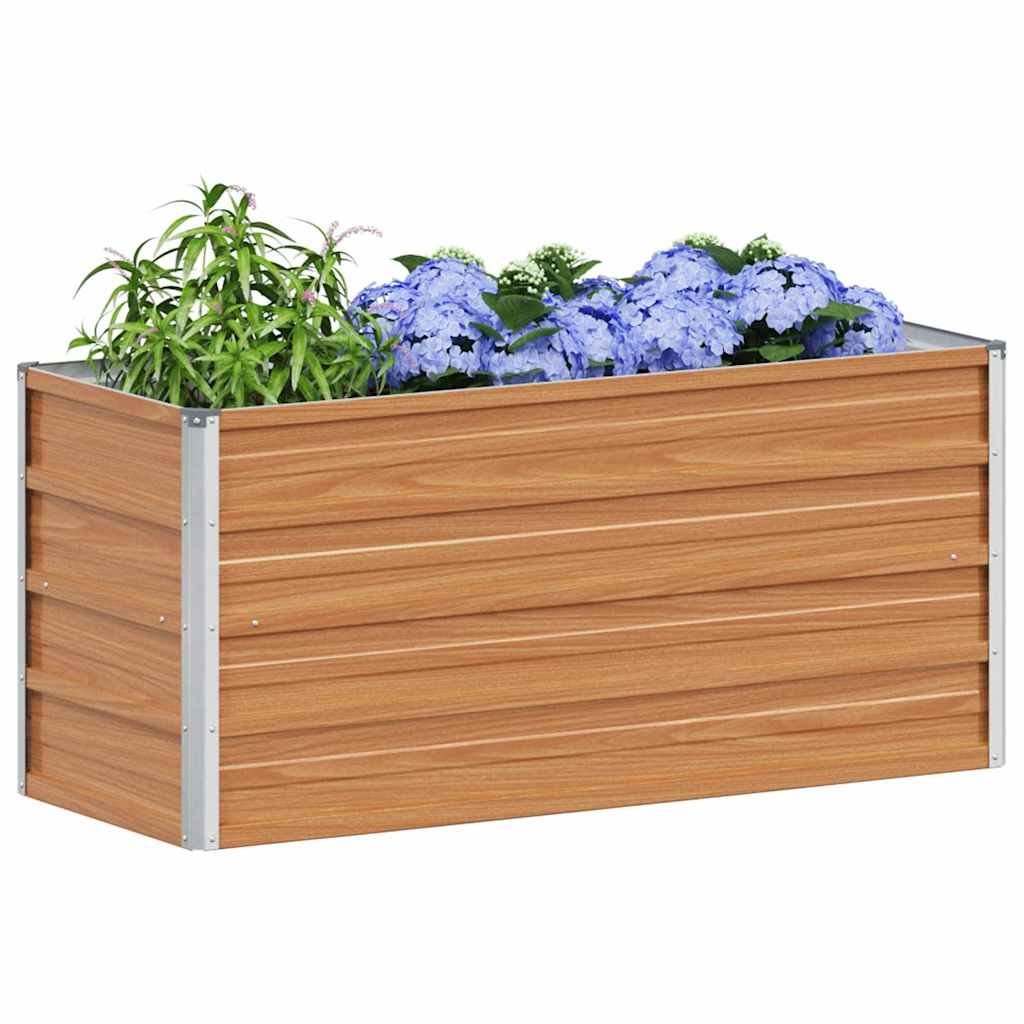 Letto rialzato da giardino Marrone Chiaro 100 x 40 x 45 cm