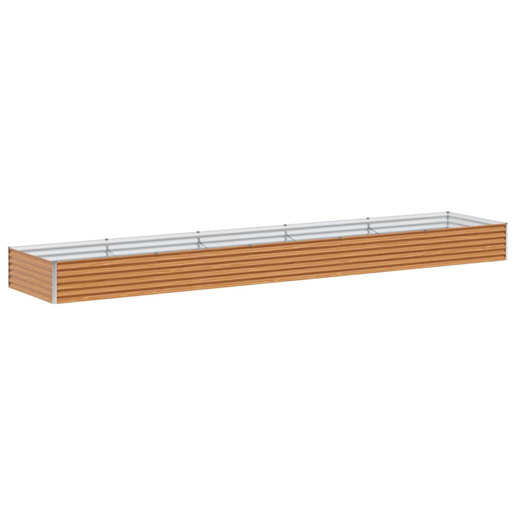Letto rialzato da giardino 485 x 100 x 36 cm Acciaio zincato