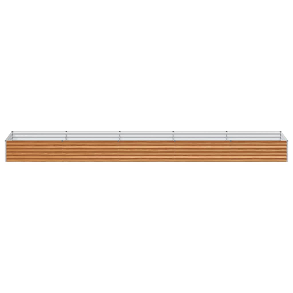 Letto rialzato da giardino 485 x 100 x 36 cm Acciaio zincato