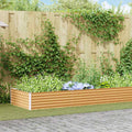 Letto rialzato da giardino 582 x 100 x 36 cm Acciaio zincato