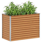 Letto rialzato da giardino 98 x 50 x 68 cm Acciaio zincato